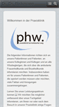 Mobile Screenshot of dr-bickmann.de